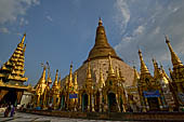 Yangon Myanmar. Shwedagon Pagoda (the Golden Stupa).  